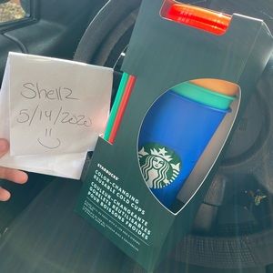 Starbucks color changing cups